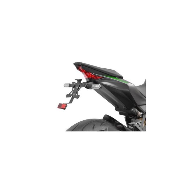 Top block black license plate holder - blackRef: Tb0528 / Spk65