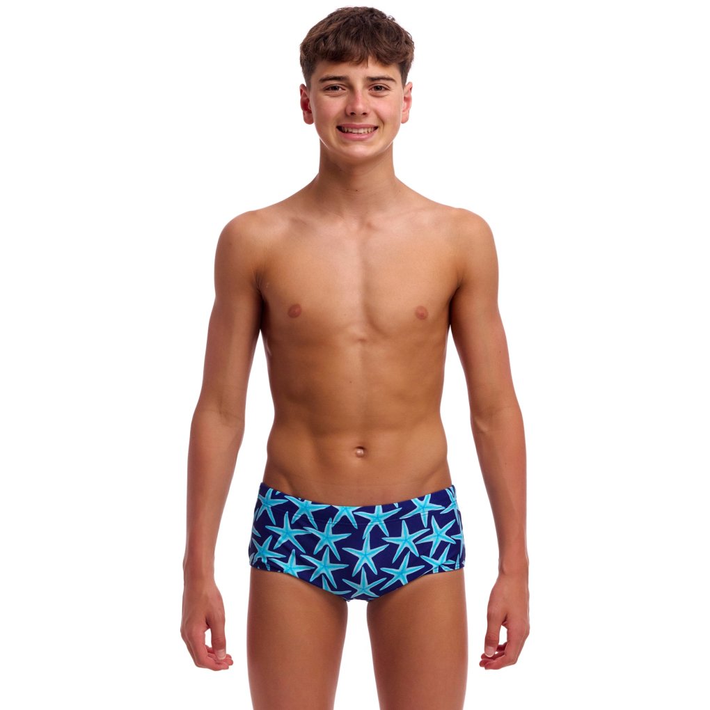 Funky Trunks Sidewinder Eco Swim Trunks Boys - See Stars