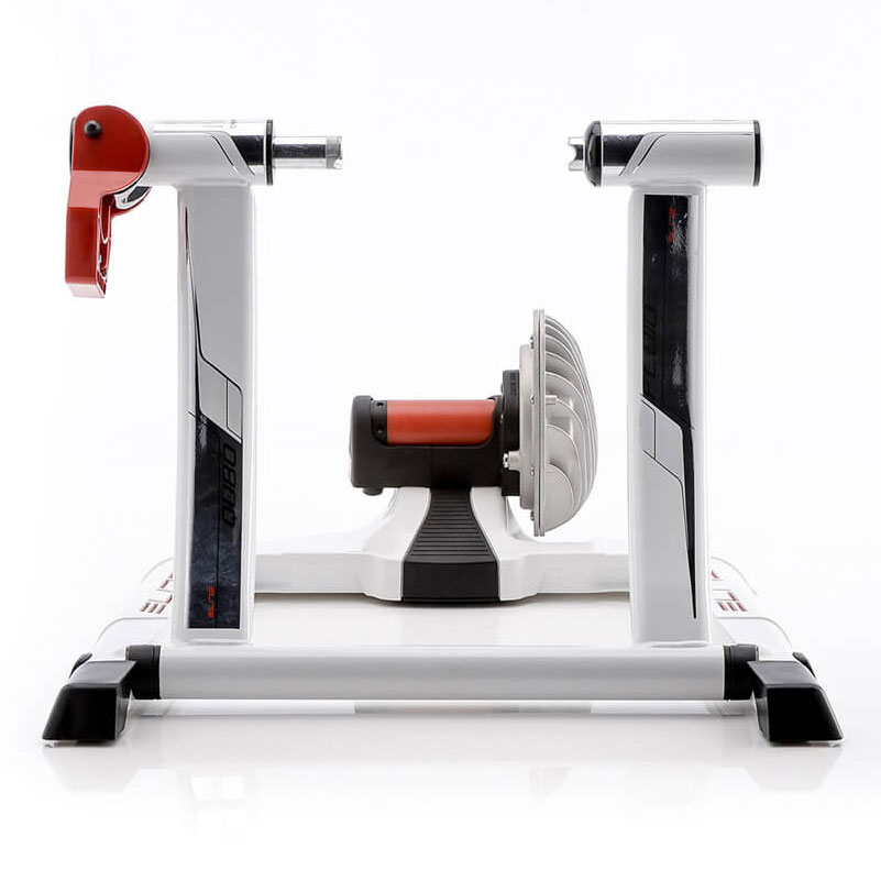 Elite Qubo Fluid - Wheel On Cycletrainer - white