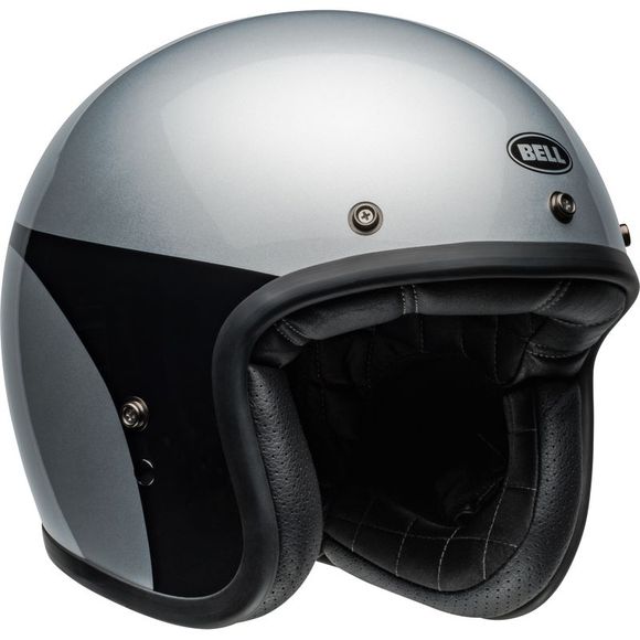 Casque jet Bell CUSTOM 500 - CHASSIS - Gris / NoirRef : EL0711