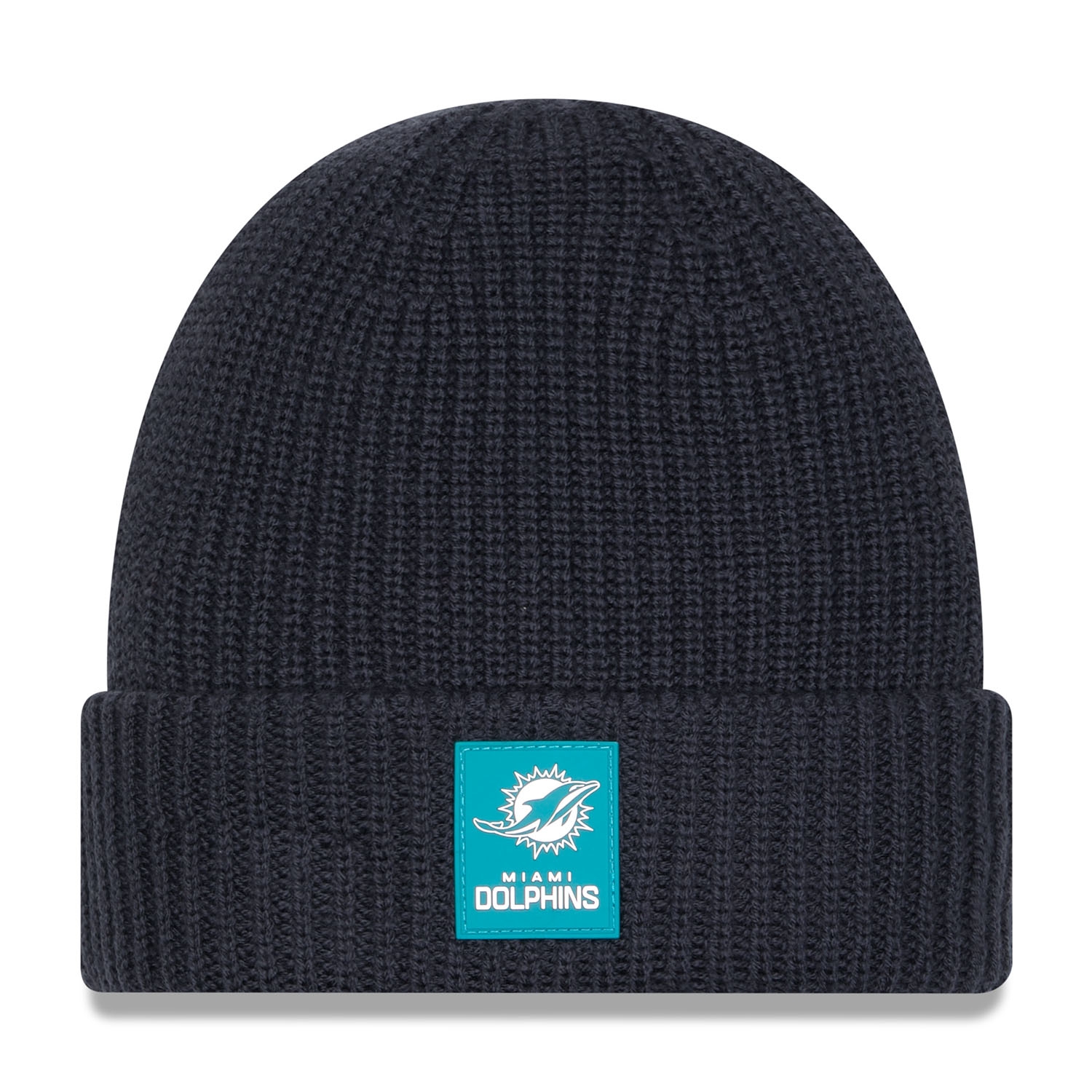 Miami Dolphins 2025 NFL Sideline Steel Clouds Cuff Knit Beanie