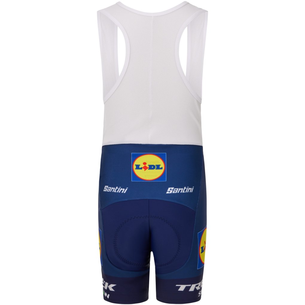 Santini Team Lidl-Trek 2026 Fan Line Bib Shorts Kids RE1071KID26LT - marine MA