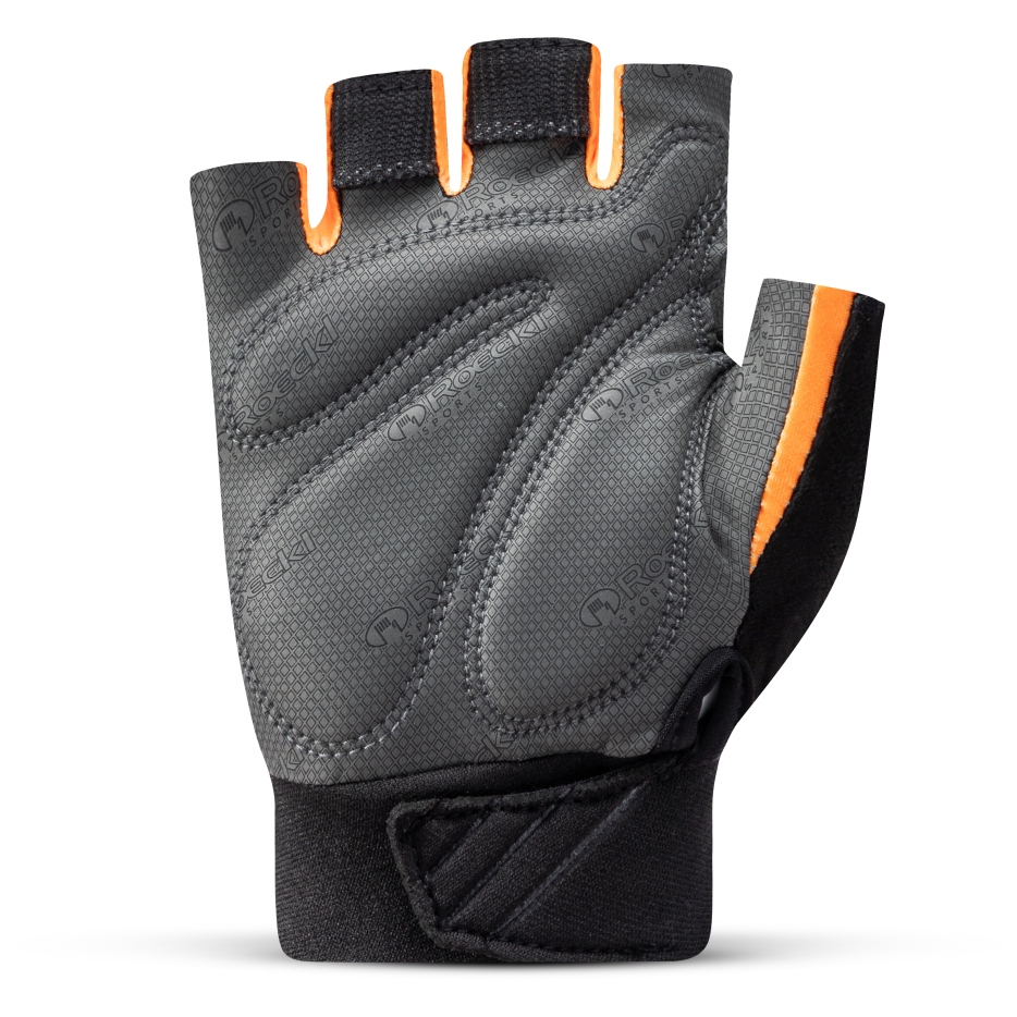 Roeckl Sports Bonau 2 Cycling Gloves - black/orange 9250