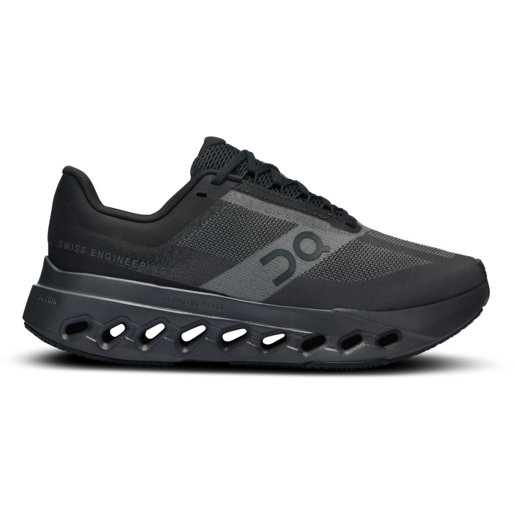 On Cloudsurfer Next Running Shoes Women - Wide - Eclipse | Black