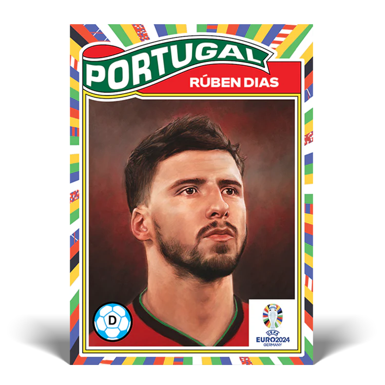 UEFA EURO 2024 Living Set Card 36 - Rúben Dias