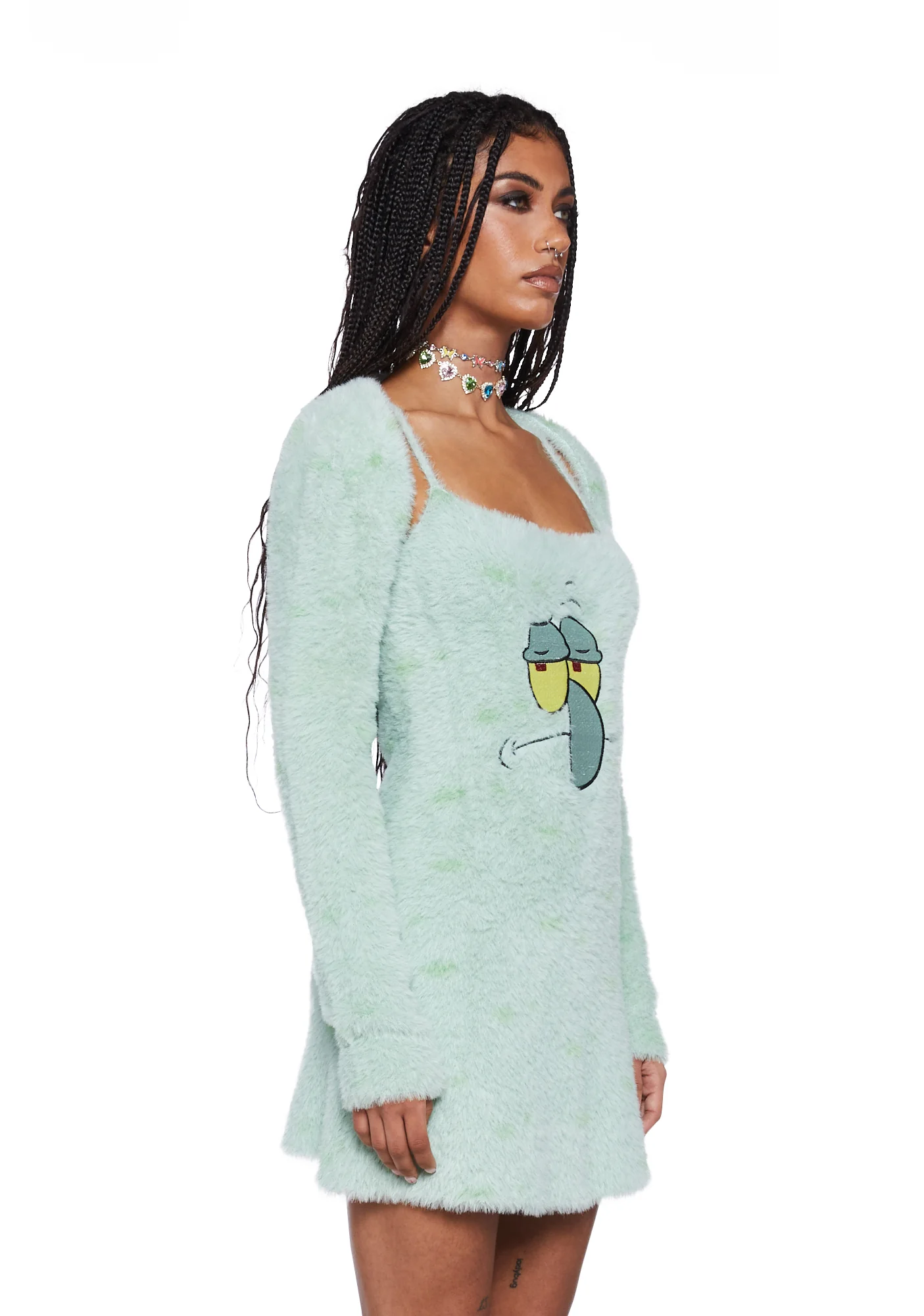 Squidward Soak Up My Love Dress And Shrug Set