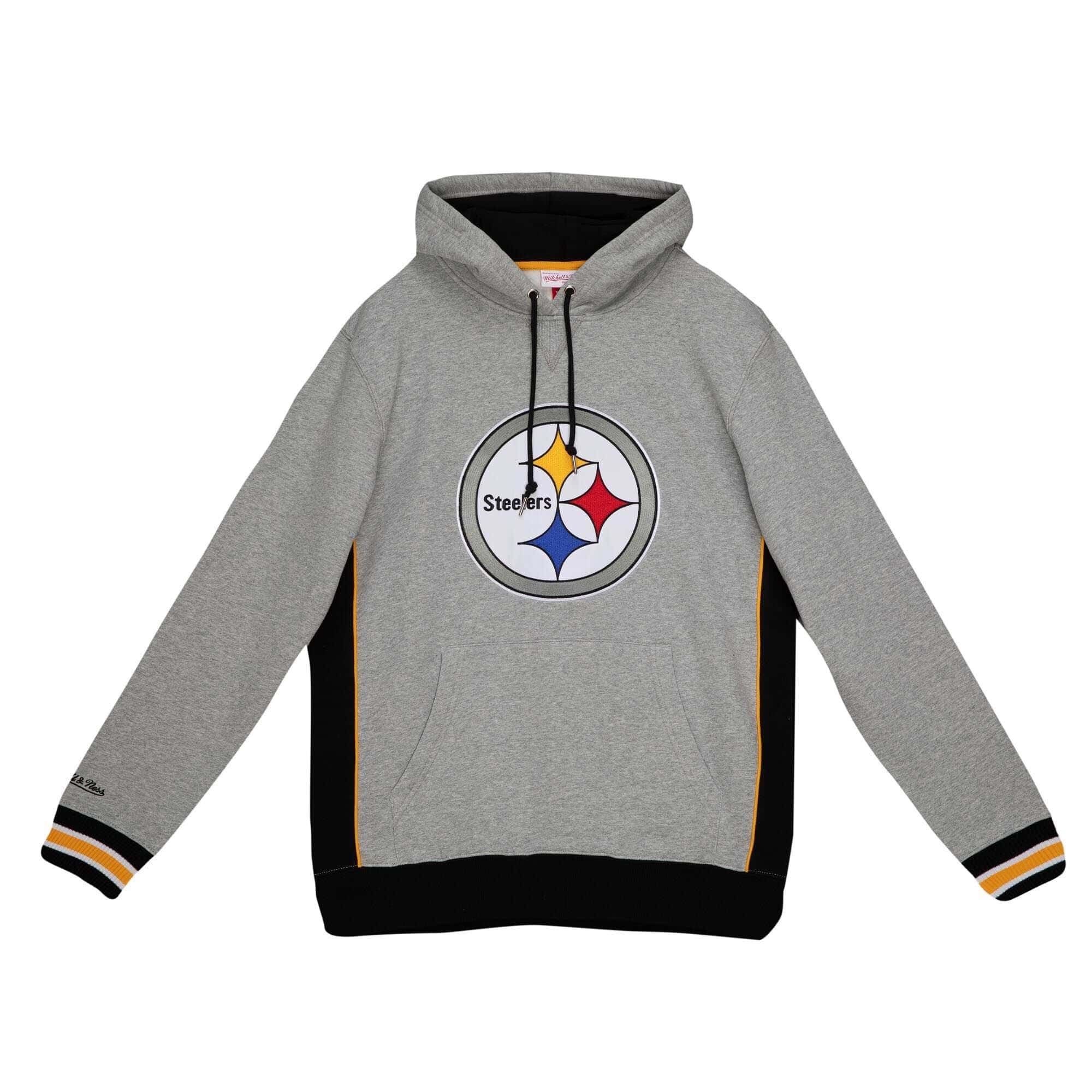 Pittsburgh Steelers Pinnacle Mitchell & Ness NFL Heavyweight Fleece Hoodie