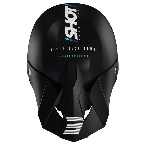 Casque cross Shot FURIOUS STORY - BLUE MATT 2022 - BleuRef : SO2182