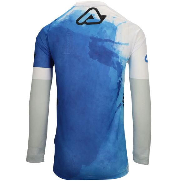 Acerbis J-WINDY VENT WATERMARK 2024 cross Jersey - White / BlueRef: AE5395