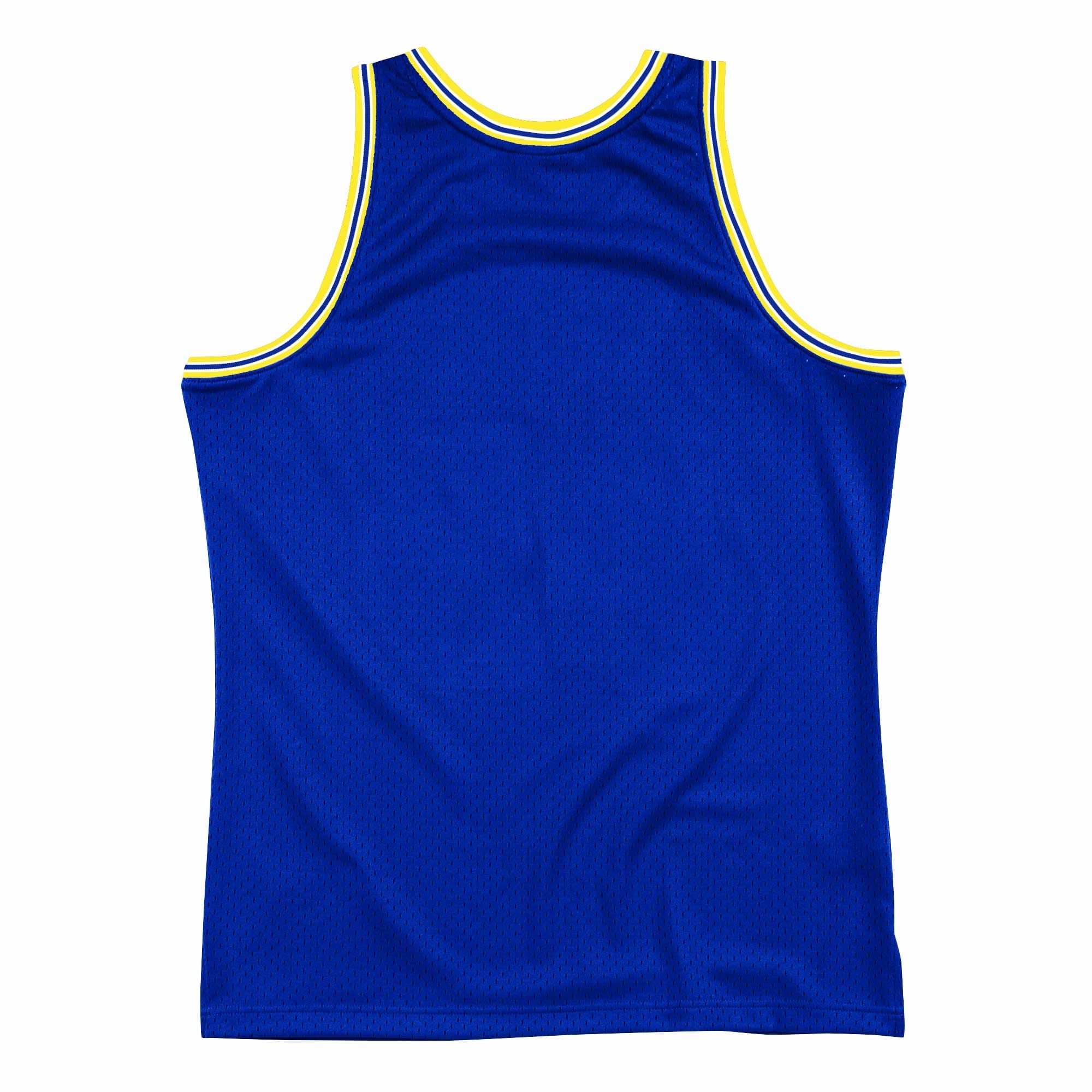 Golden State Warriors Big Face 2.0 Mitchell & Ness NBA Jersey Blue