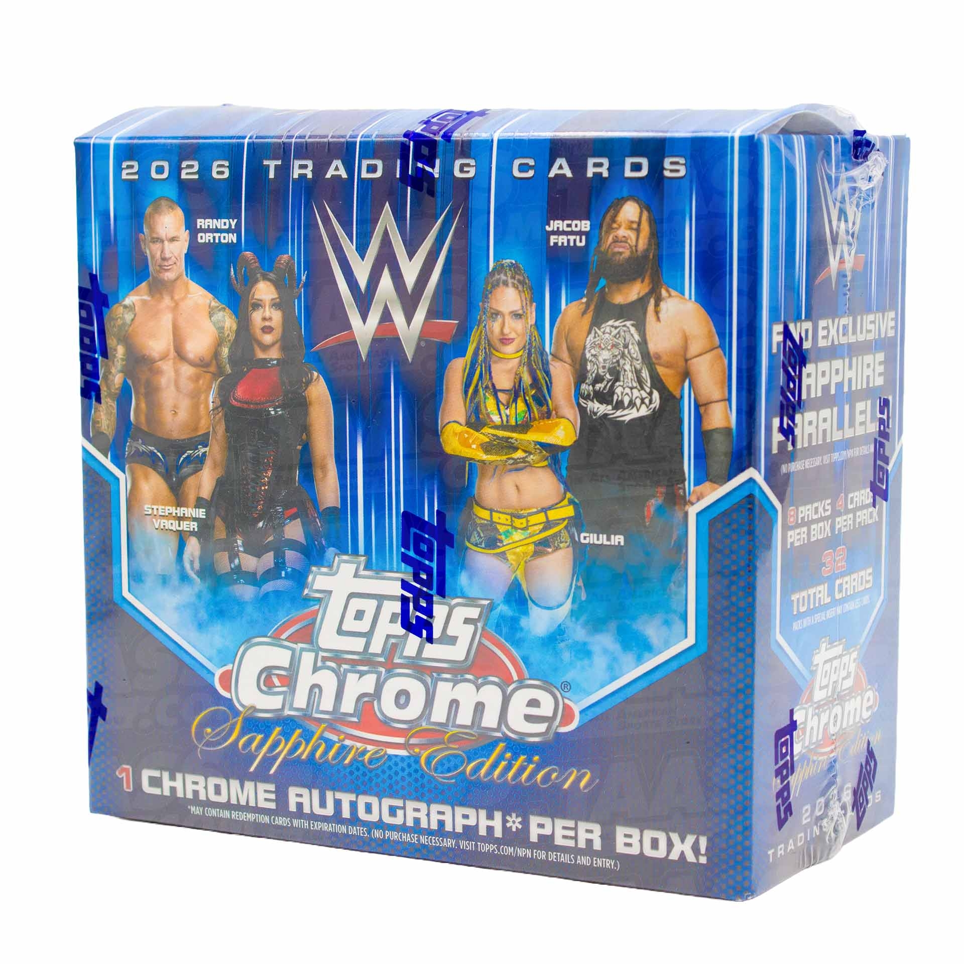 2026 Topps Chrome WWE Sapphire Edition Wrestling Hobby Box