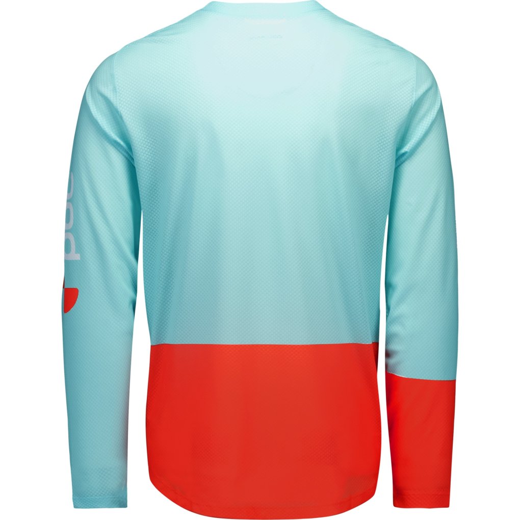 POC Motion Air Long Sleeve Jersey Men - 8895 Lazurite Blue/Carnelian Orange