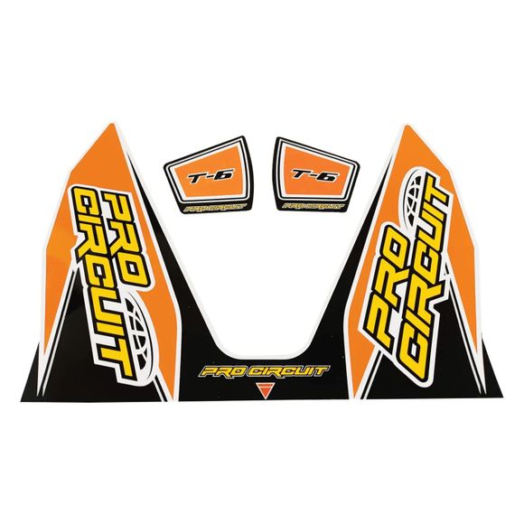 Universal T6 Pro Circuit Stickers - OrangeRef: PC0094 / 18602271