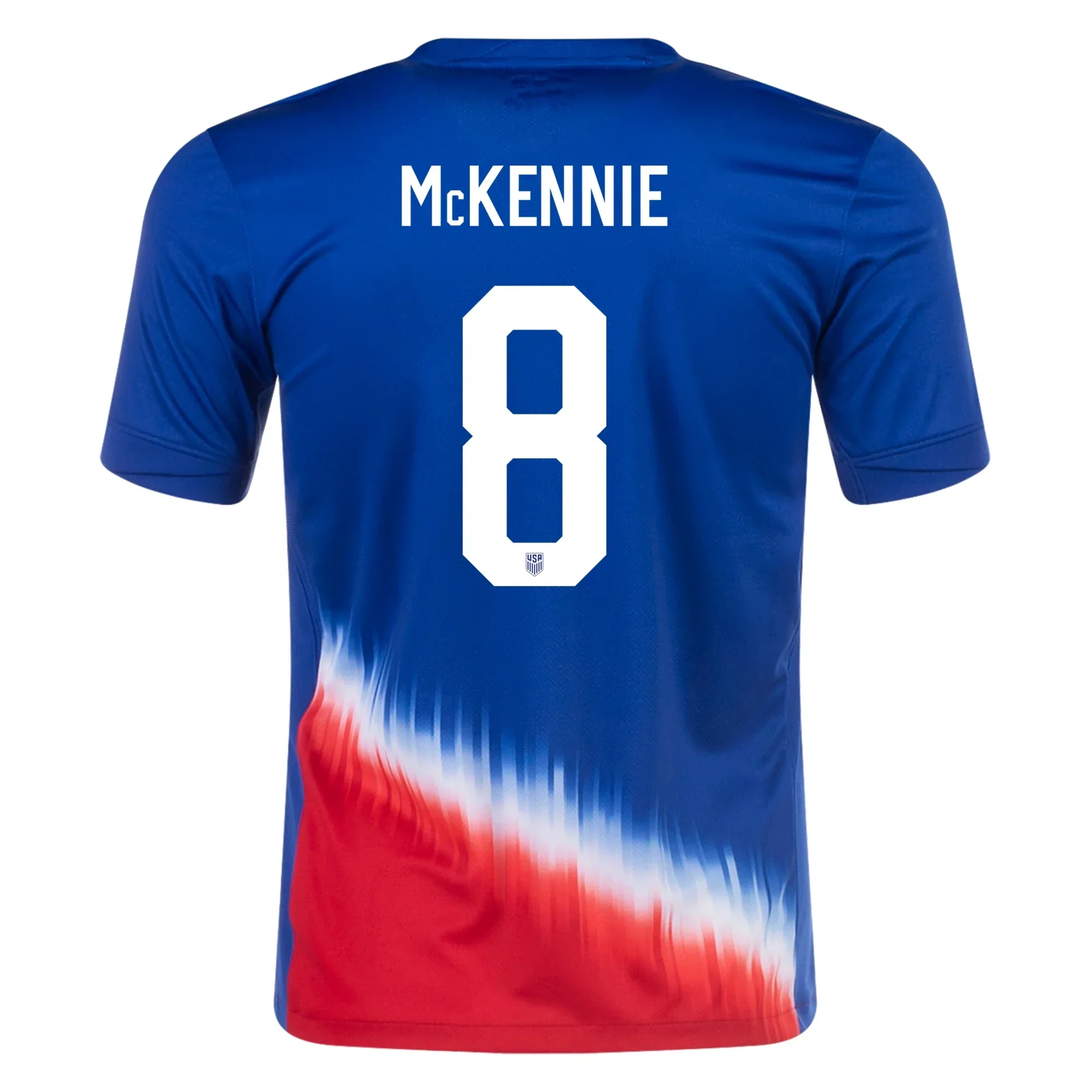 Mens United States Weston McKennie Away Jersey 24/25 (Old Royal/Sport Red)