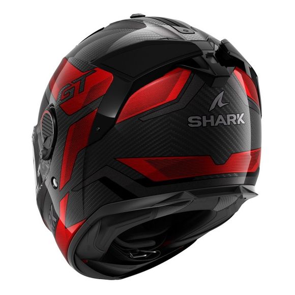 Shark SPARTAN GT PRO CARBON Full-Face Helmet - RITMO - Black / RedRef: SH1666-C65198