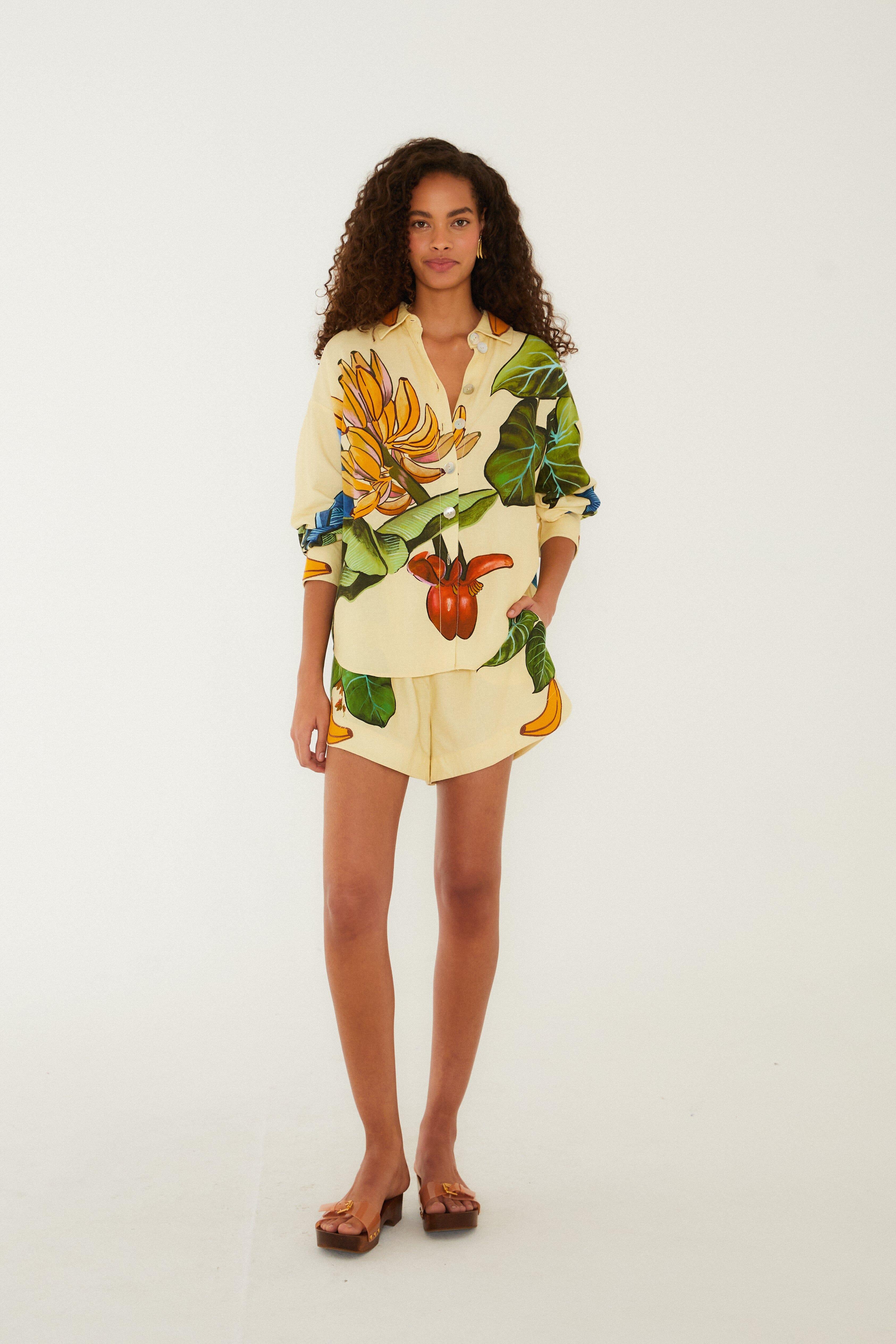 Yellow Banana Grapes Shirt