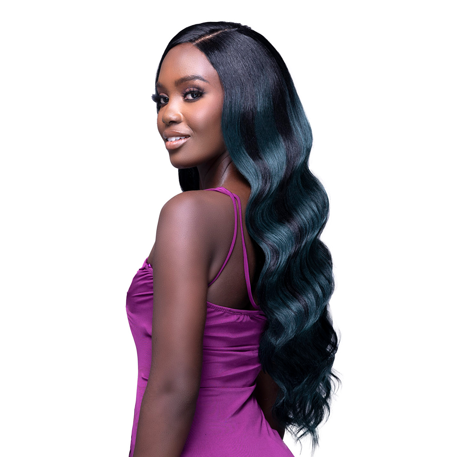 Bobbi Boss Crystal Clear HD Lace Front Wig Glueless 13X7 Hand-Tied Full Lace MLF771 Caire