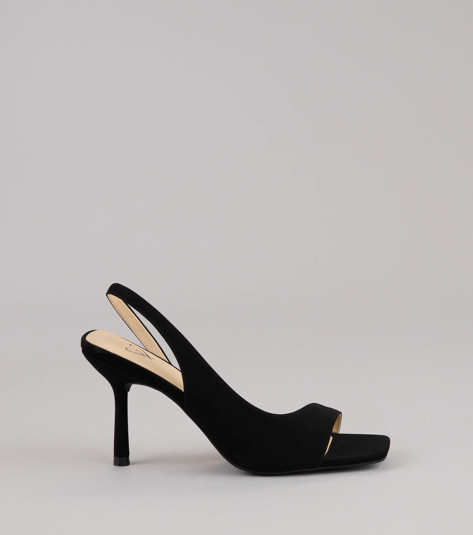 Strut Ready Sling-Back Stiletto Pumps