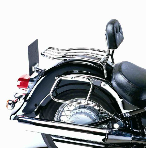 Hepco & Becker Tubular saddlebag spreaders for leather saddlebags - chromeKAWASAKI 1600 VULCAN 1600 CLASSIC (VN1600A) - 2003 - 2008Ref: Hbe05535A / 625295 00 02