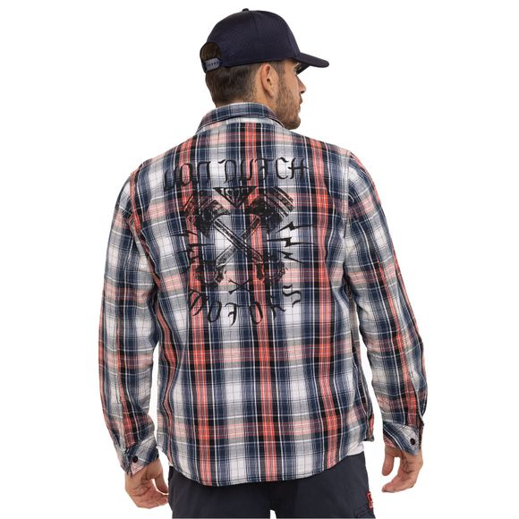Von Dutch Marlon Shirt - Blue / RedRef: VDH0493
