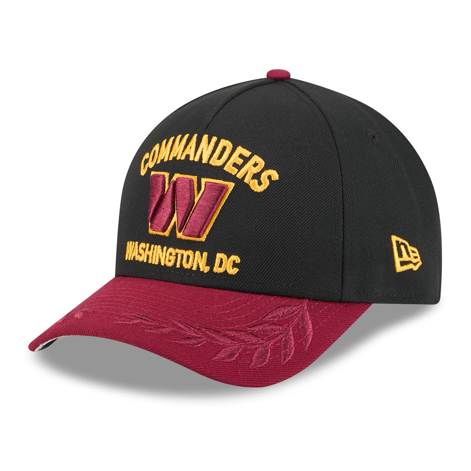Washington Commanders 2025 NFL Draft 9FORTY M-Crown A-Frame Snapback Cap Black