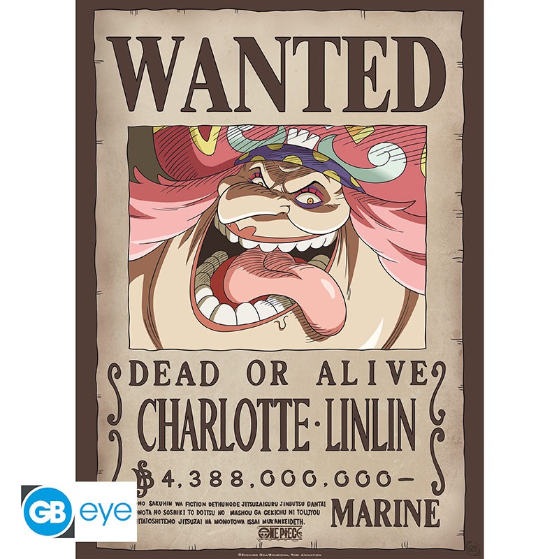 ONE PIECE Poster Wanted Big Mom (52x38cm)