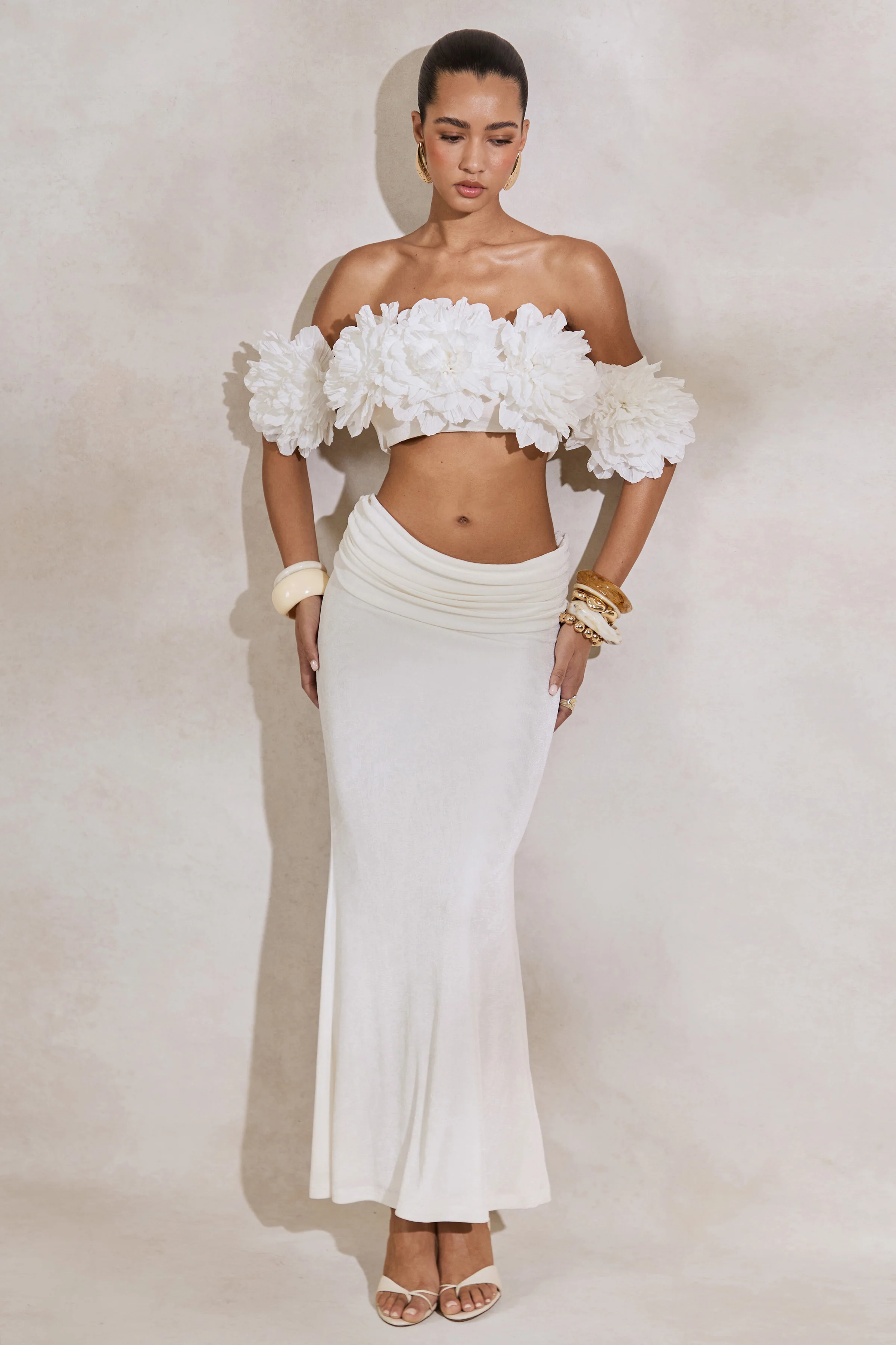Arwenne | White Maxi Skirt