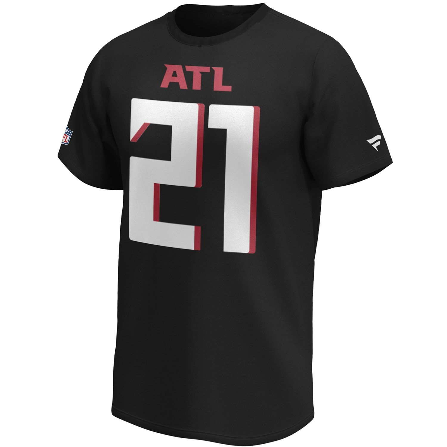 Todd Gurley II #21 Atlanta Falcons Fanatics Player NFL T-Shirt Black
