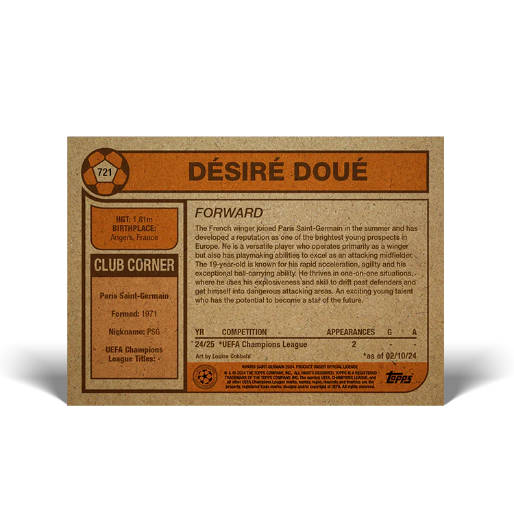 UCC Living Set Card 721 - Désiré Doué