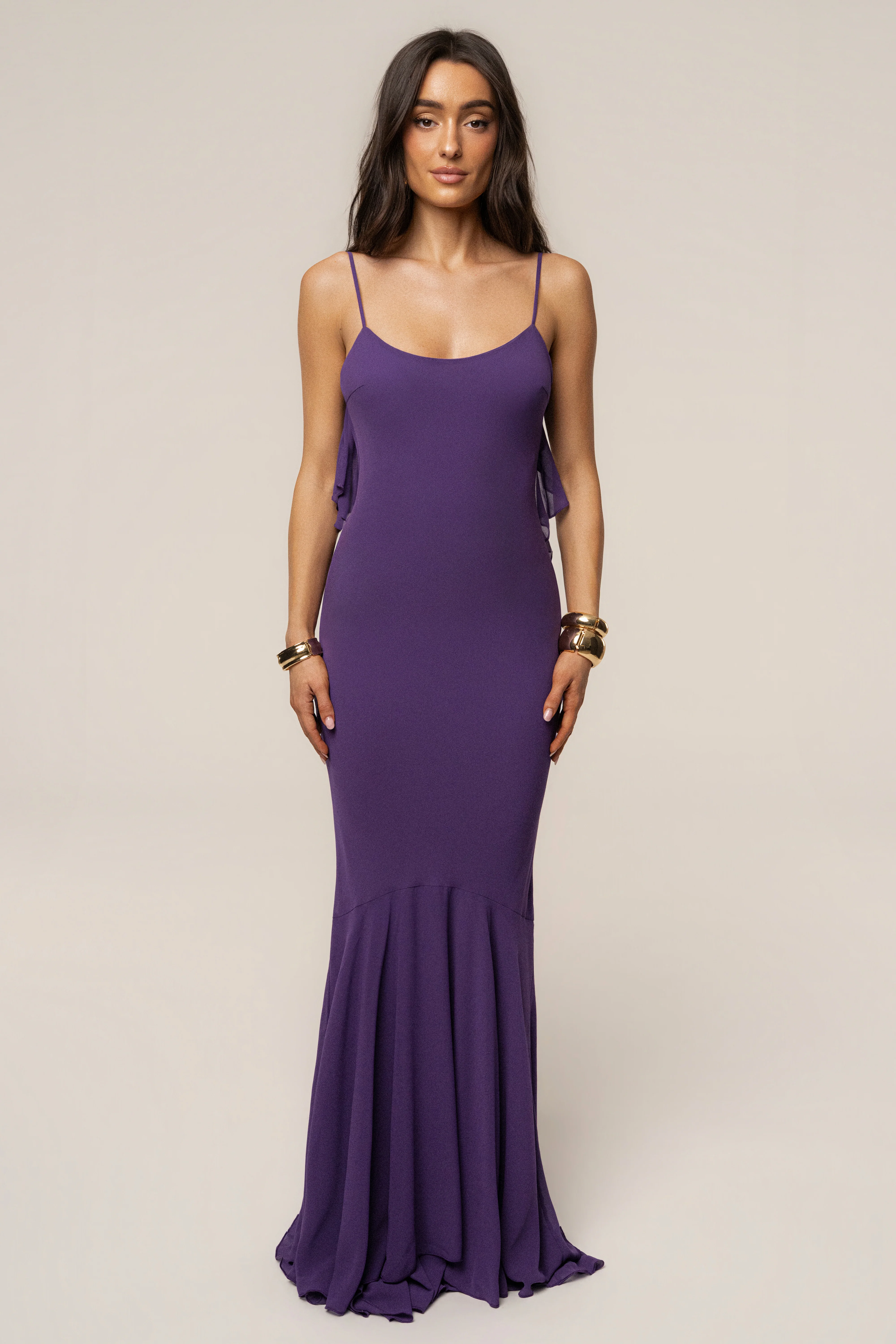 Purple Midnight Romance Maxi Dress