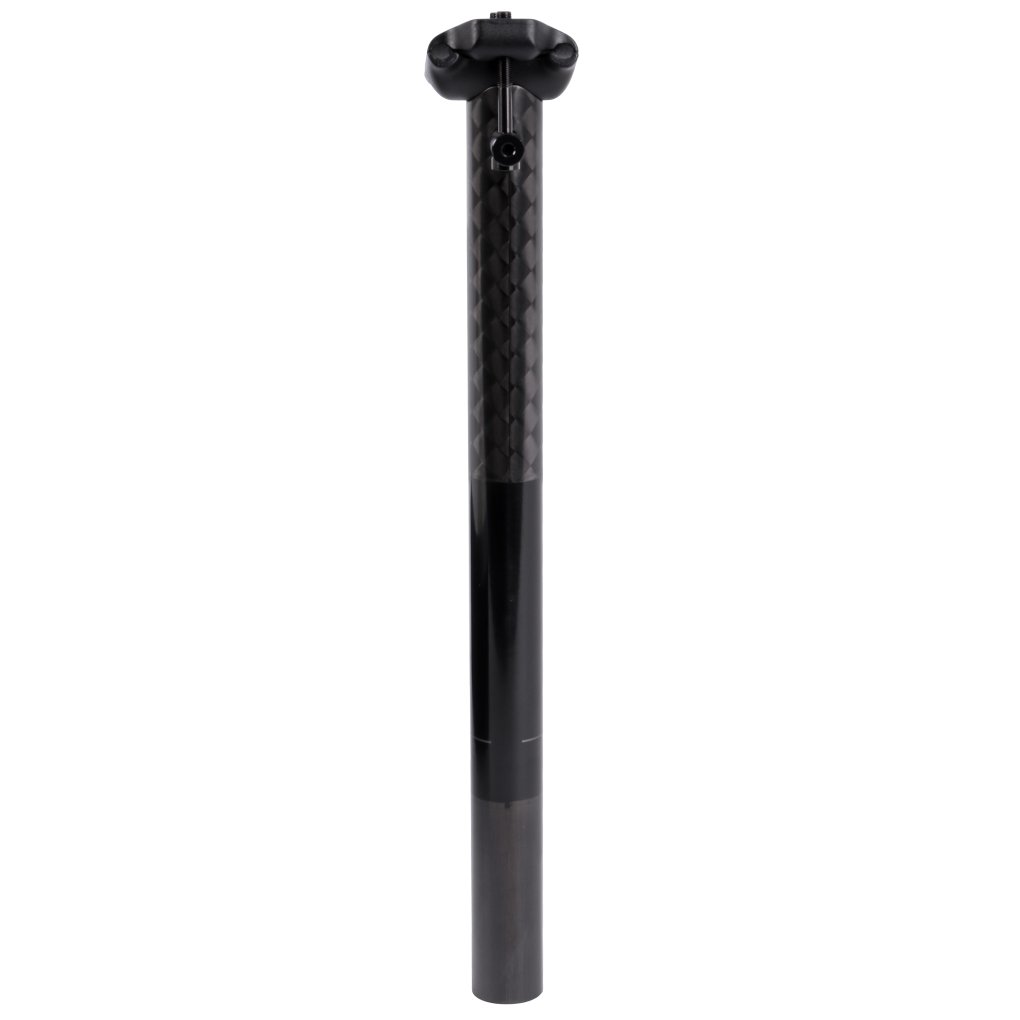 Beast Components Seatpost - Carbon | Straight | IR - 27.2mm | SQUARE black