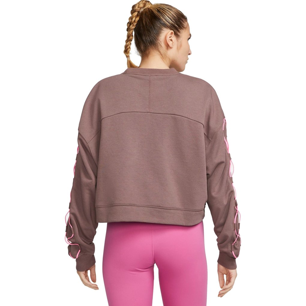 Nike Dri-FIT Get Fit Novelty Crew Neck Women - plum eclipse/pink glow/pink glow DX0002-291