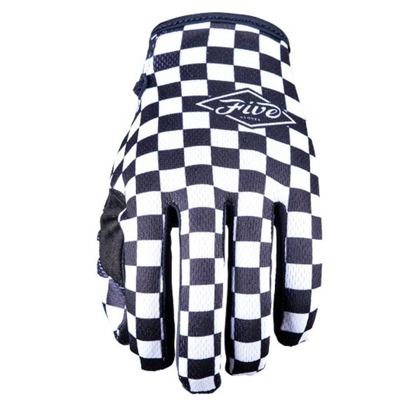 Five MXF4 cross gloves - FLAT TRACK BLACK/WHITE 2023 - Black / WhiteRef: FV0336