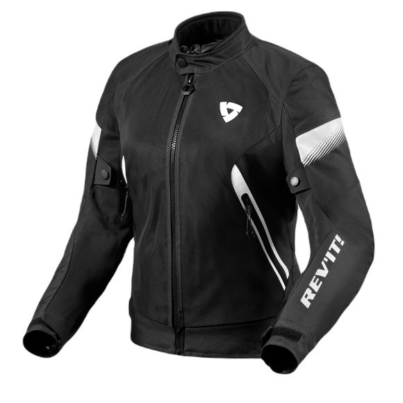 Motorcycle Jacket Rev it CONTROL AIR H2O LADIES - Black / WhiteRef: RI1595