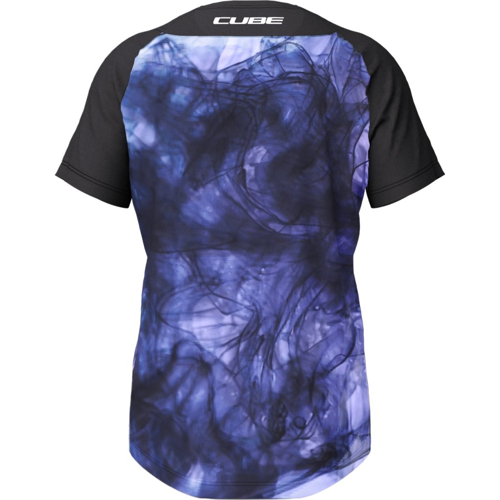 CUBE MTB Artline Short Sleeve Jersey Men - blue´n´black
