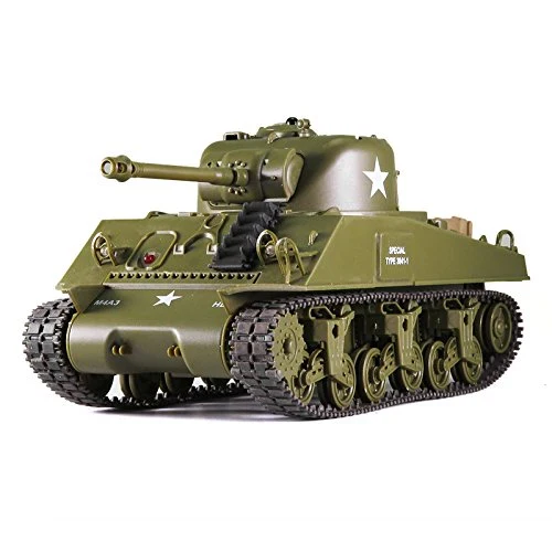 RC PRO 1/30 U.S M4A3 Sherman RC IR Tank 3841-1
