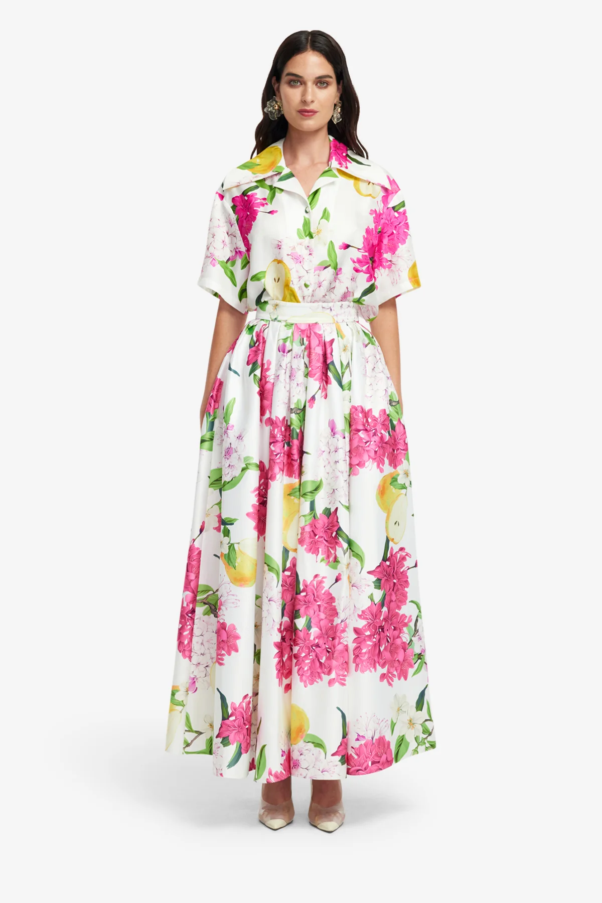 Reinette Skirt - Floral Pear Print