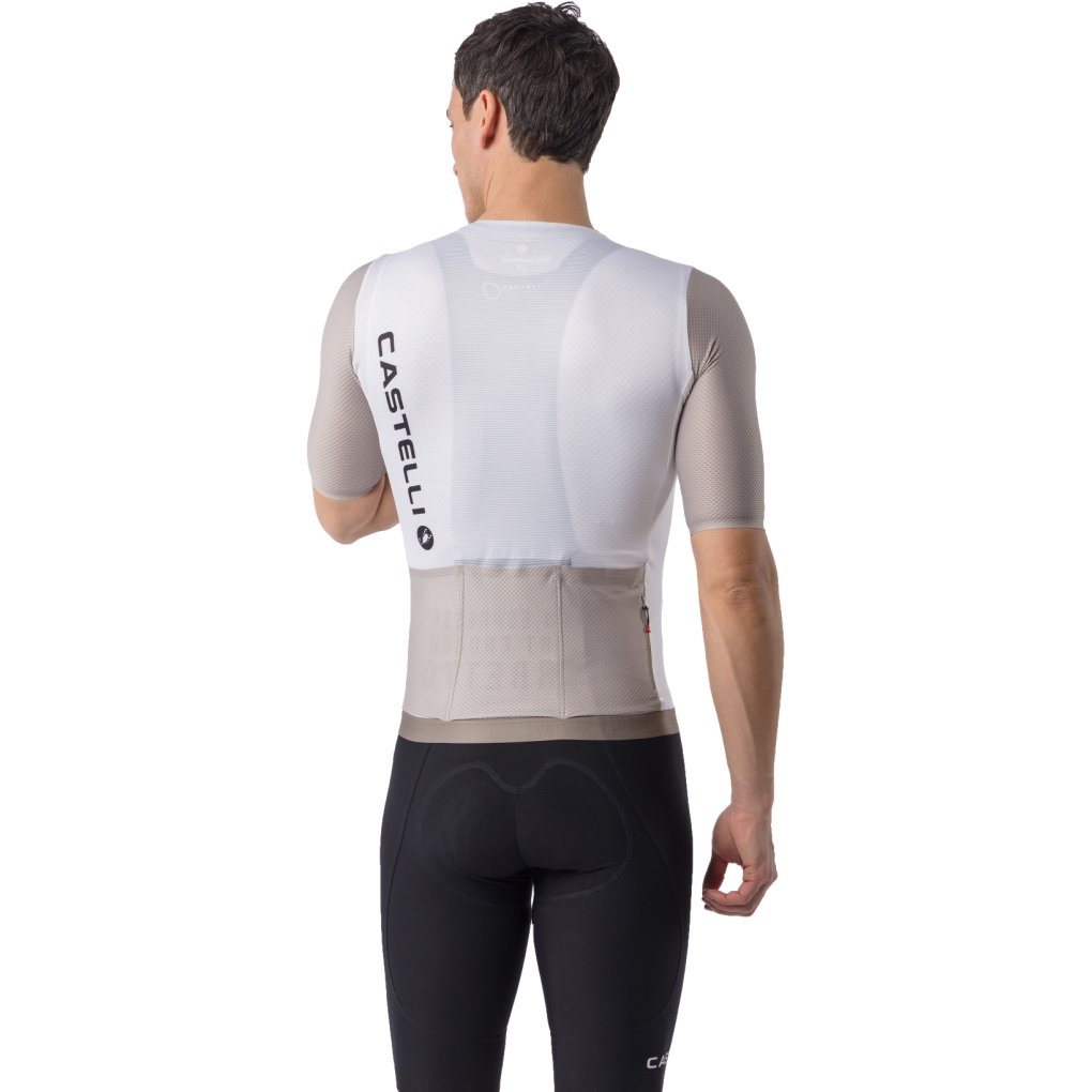 Castelli Corretto Jersey Men - ivory/clay-black 065