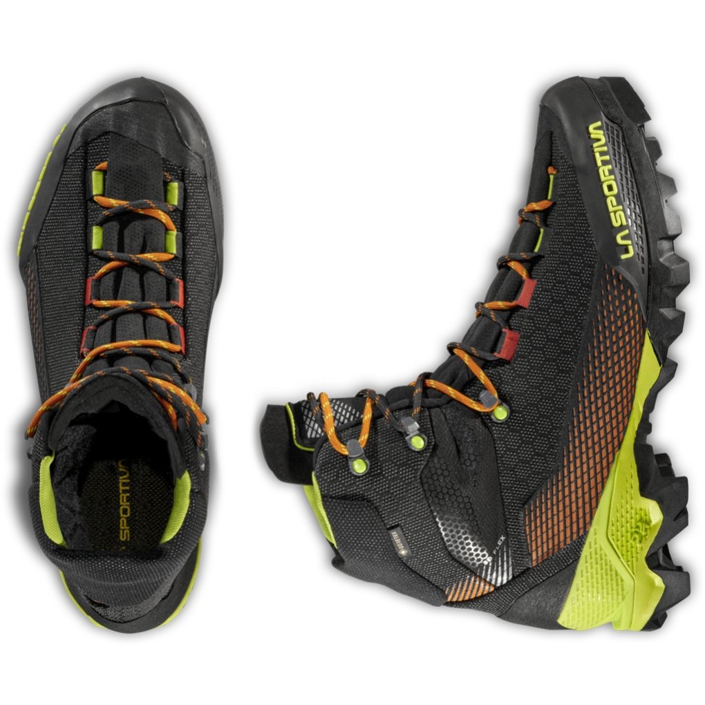 La Sportiva Aequilibrium ST GTX Approach Shoes Men - Carbon/Lime Punch