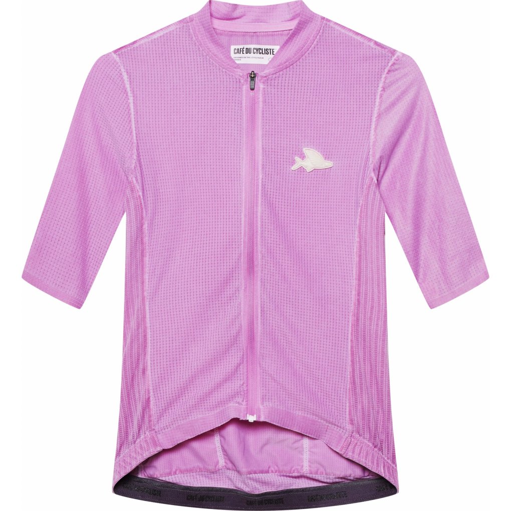 Café du Cycliste Angeline Short Sleeve Jersey Women - cold dye/ultra violet