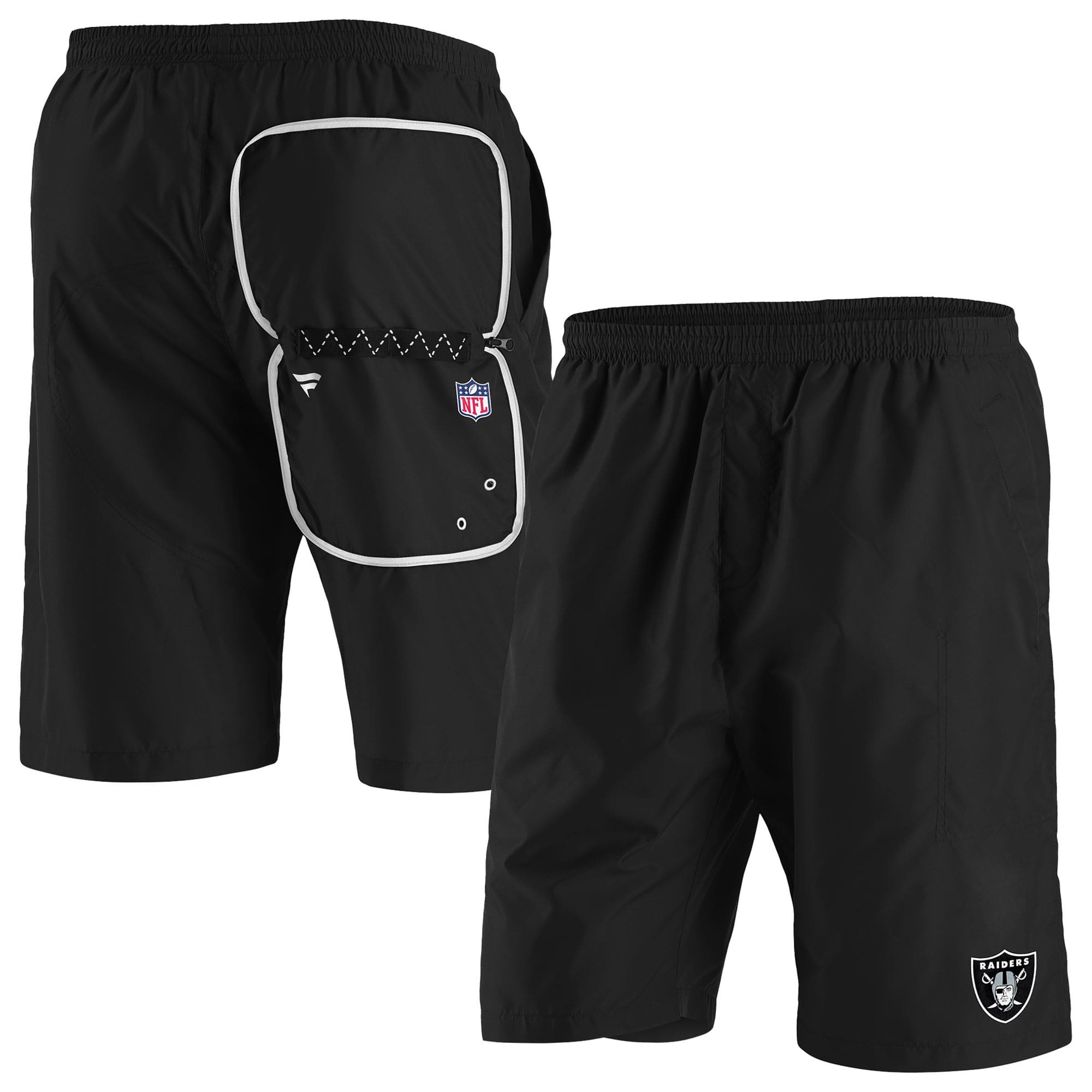 Las Vegas Raiders Enhanced Sport Fanatics NFL Shorts Black