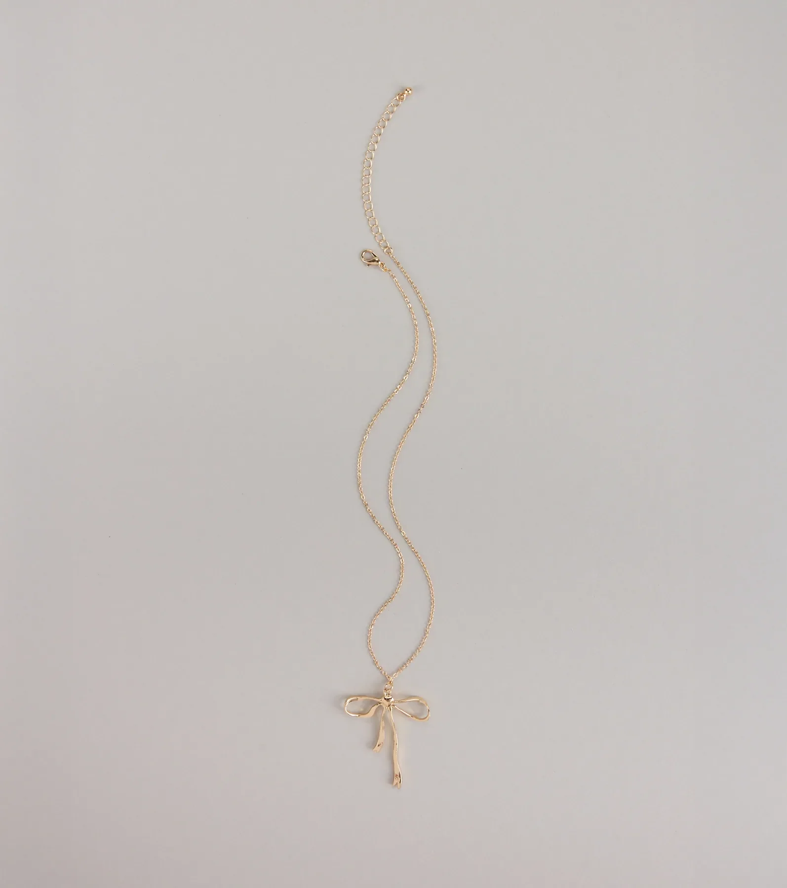 Put a Bow on It Chain Necklace