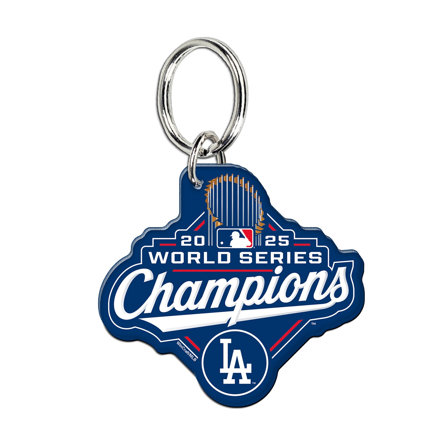 Los Angeles Dodgers 2025 World Series Champions Acrylic Key Ring