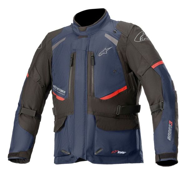 Motorcycle Jacket Alpinestars Andes V3 Drystar - Blue / BlackRef: AP12276