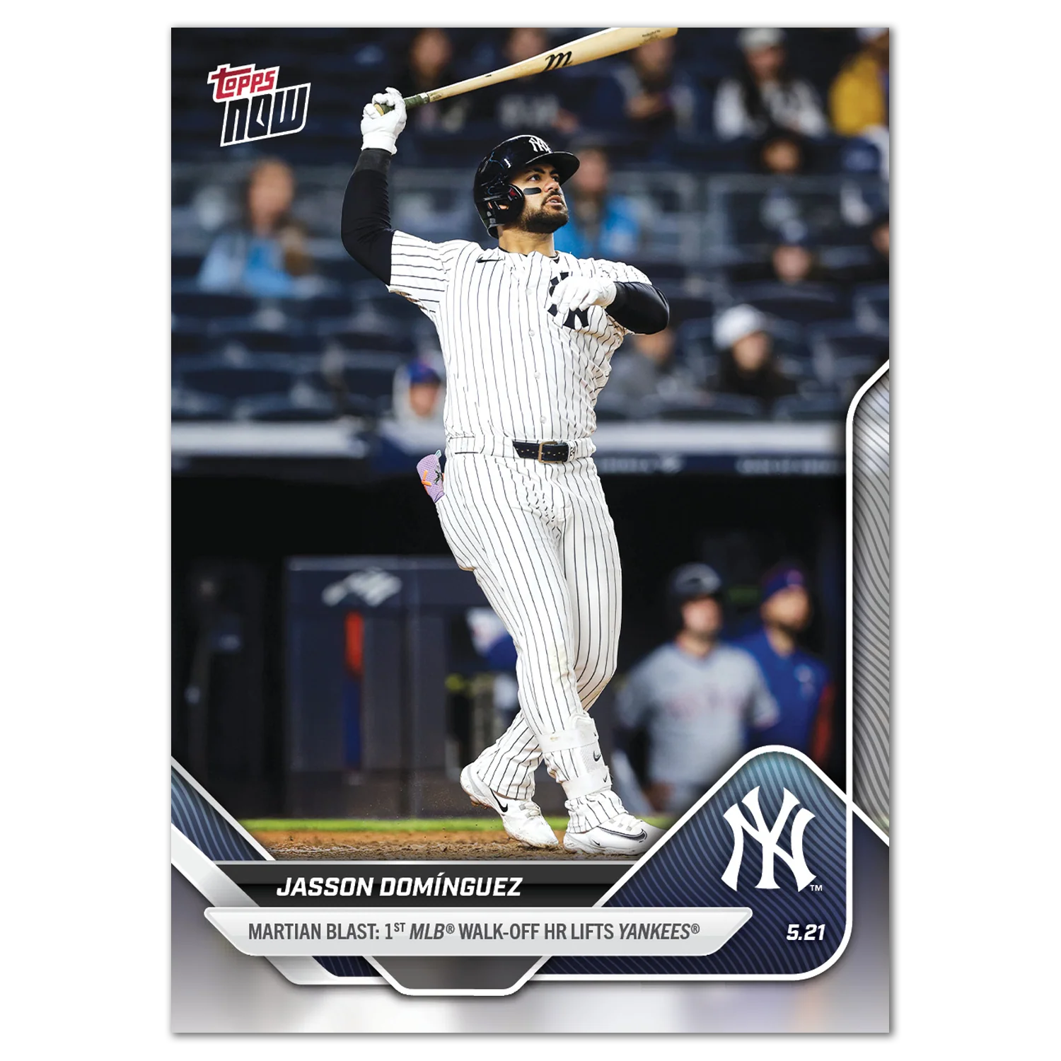 Jasson Domínguez - 2025 MLB Topps NOW® - Card 200