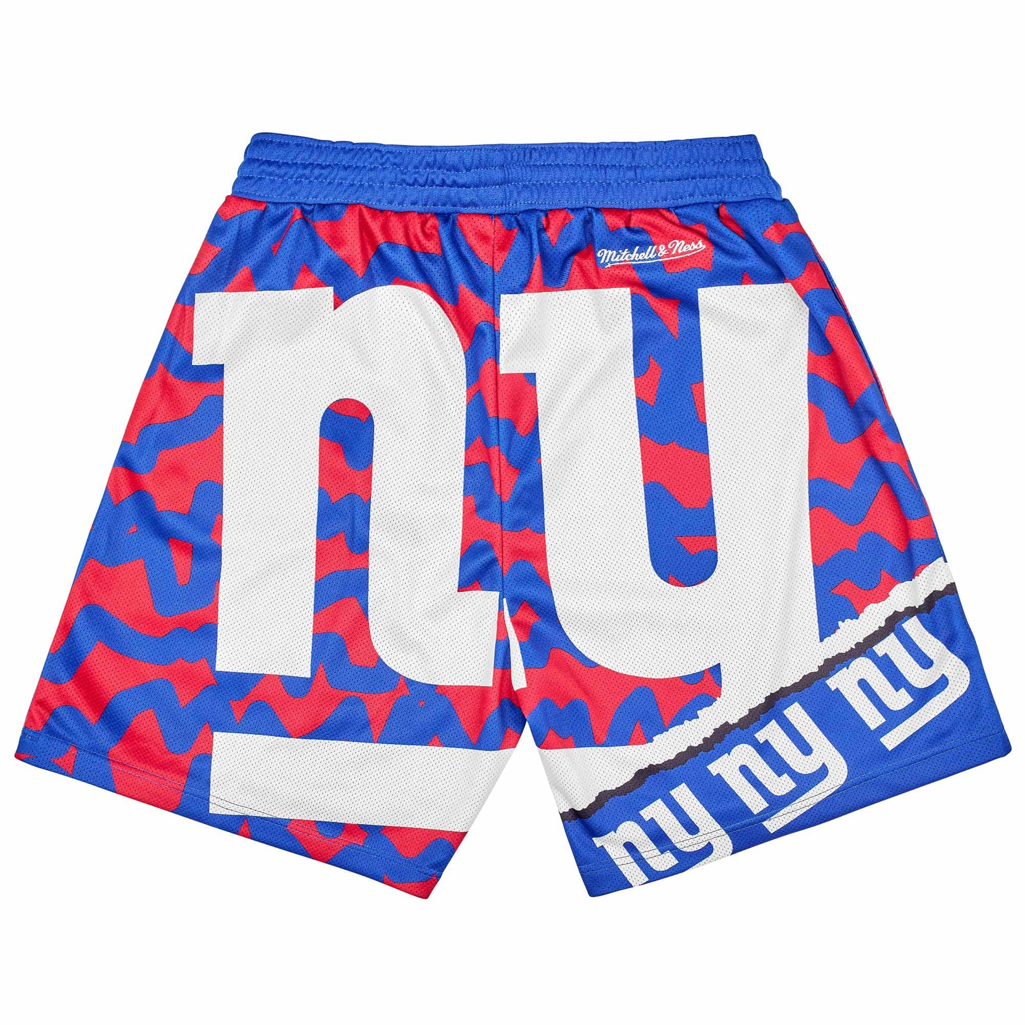 New York Giants Mitchell & Ness Jumbotron 2.0 NFL Shorts