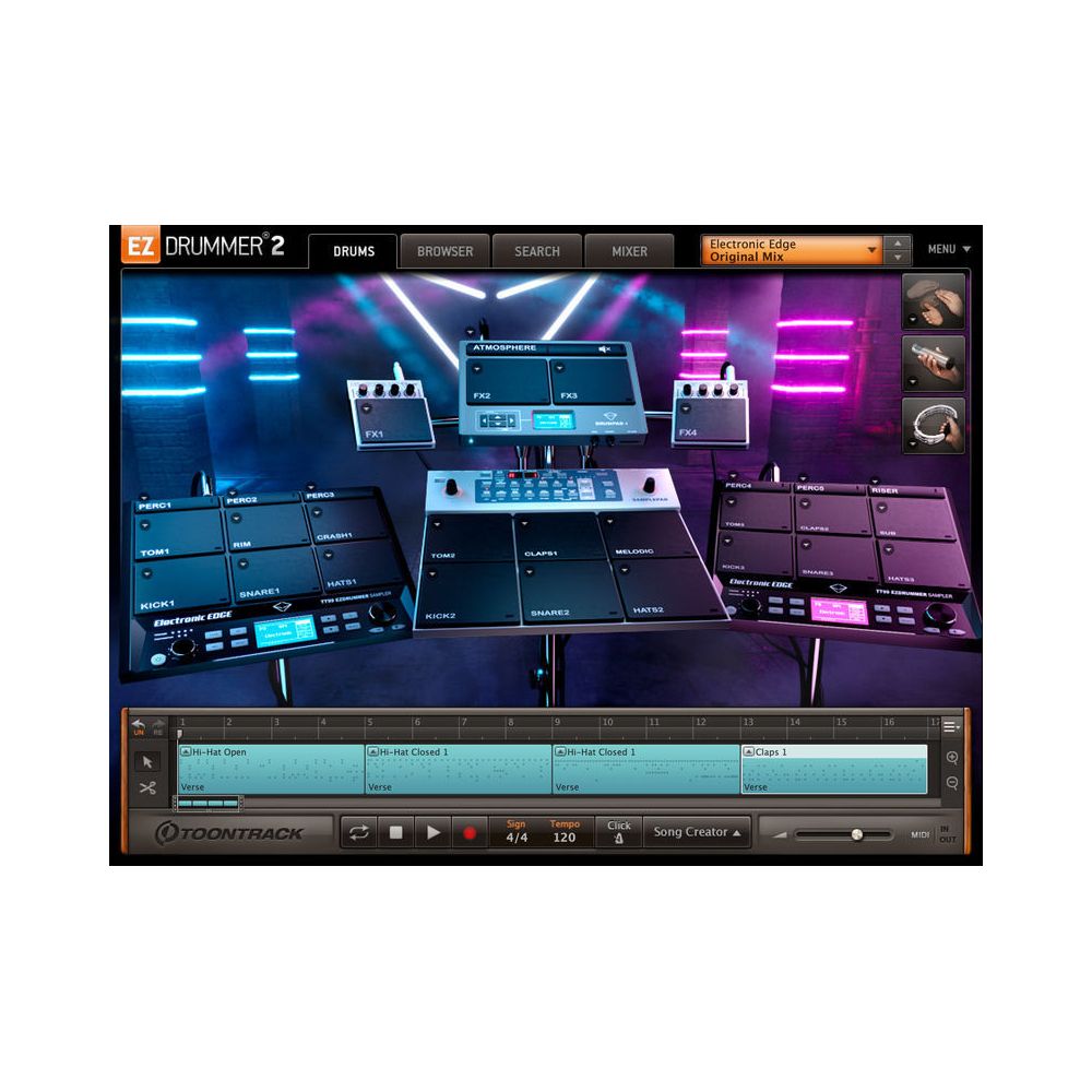 Toontrack EZX Electronic Edge – Thomann Ireland