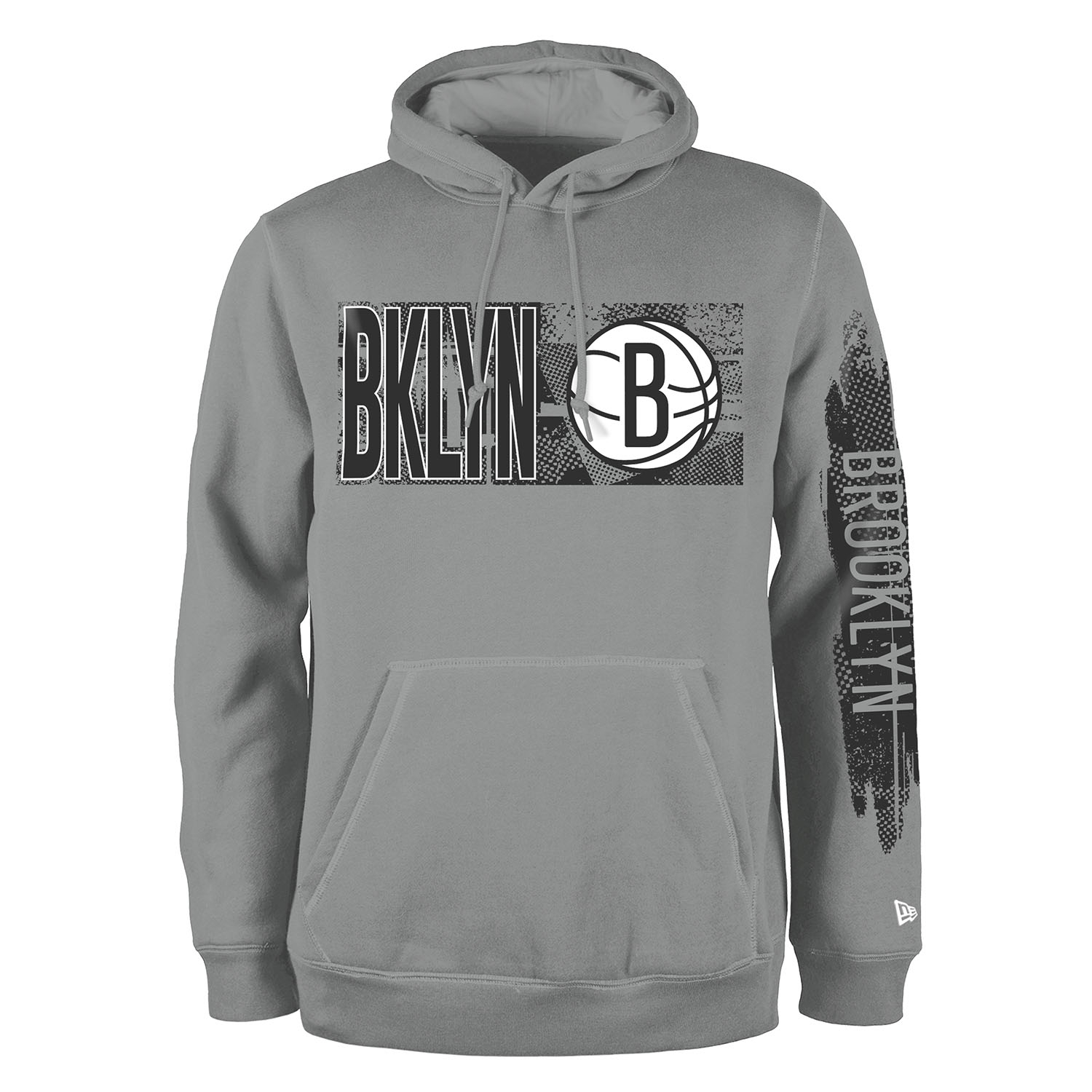 Brooklyn Nets 2024 NBA Tip-Off New Era Hoodie Gray