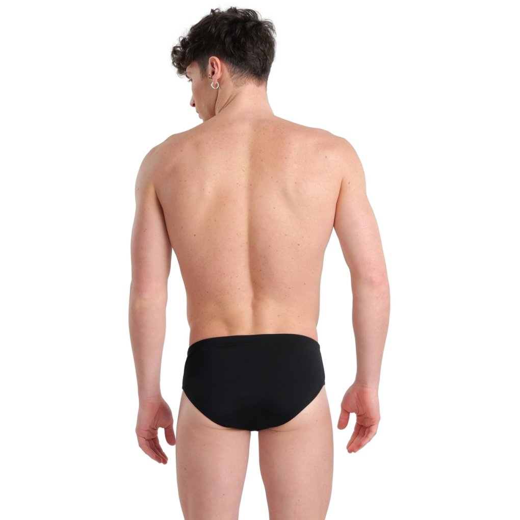 arena Icons Panel Swim Briefs Men - Black-Asphalt-Ardesia
