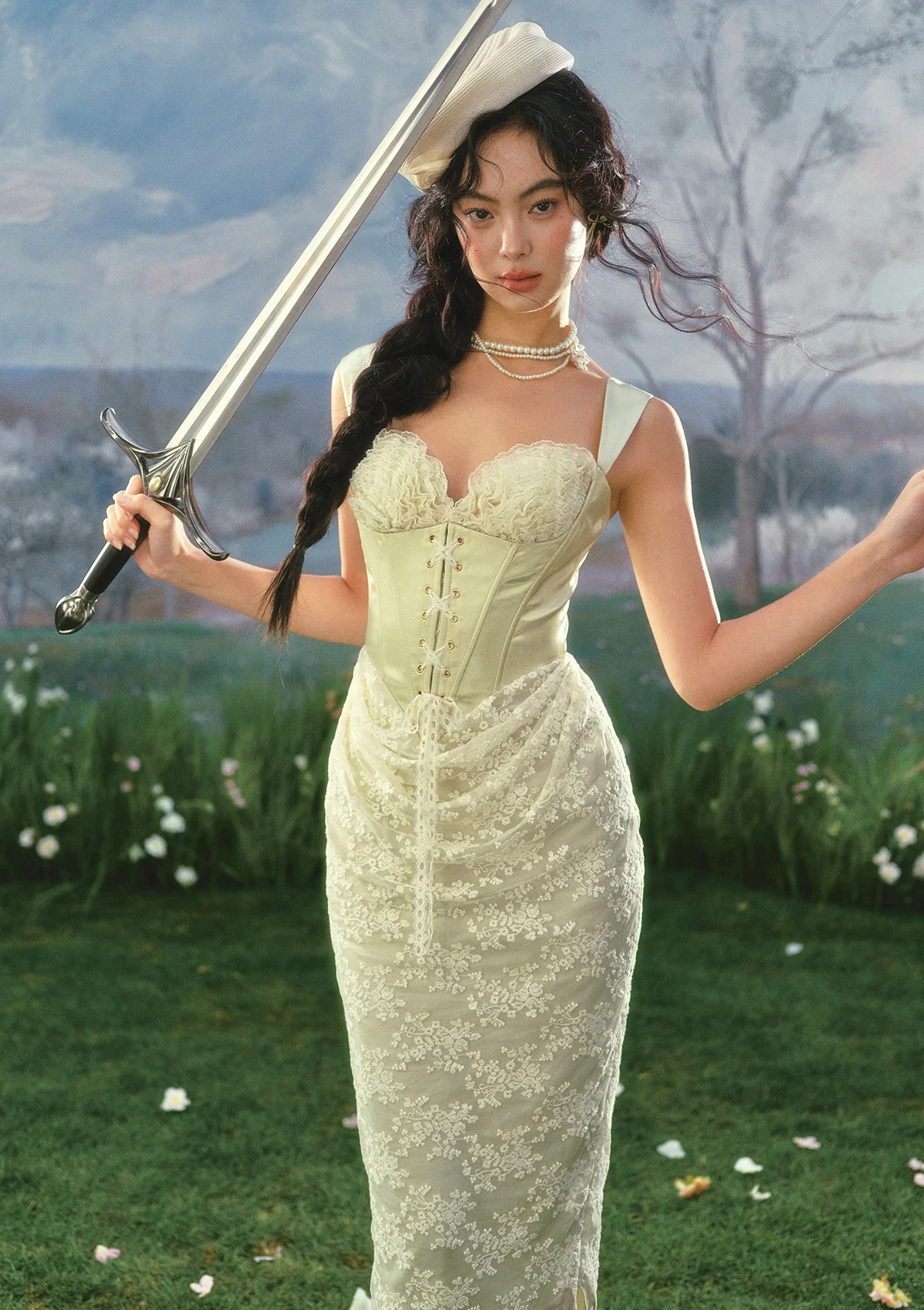 Emerald Warrior Corset Dress
